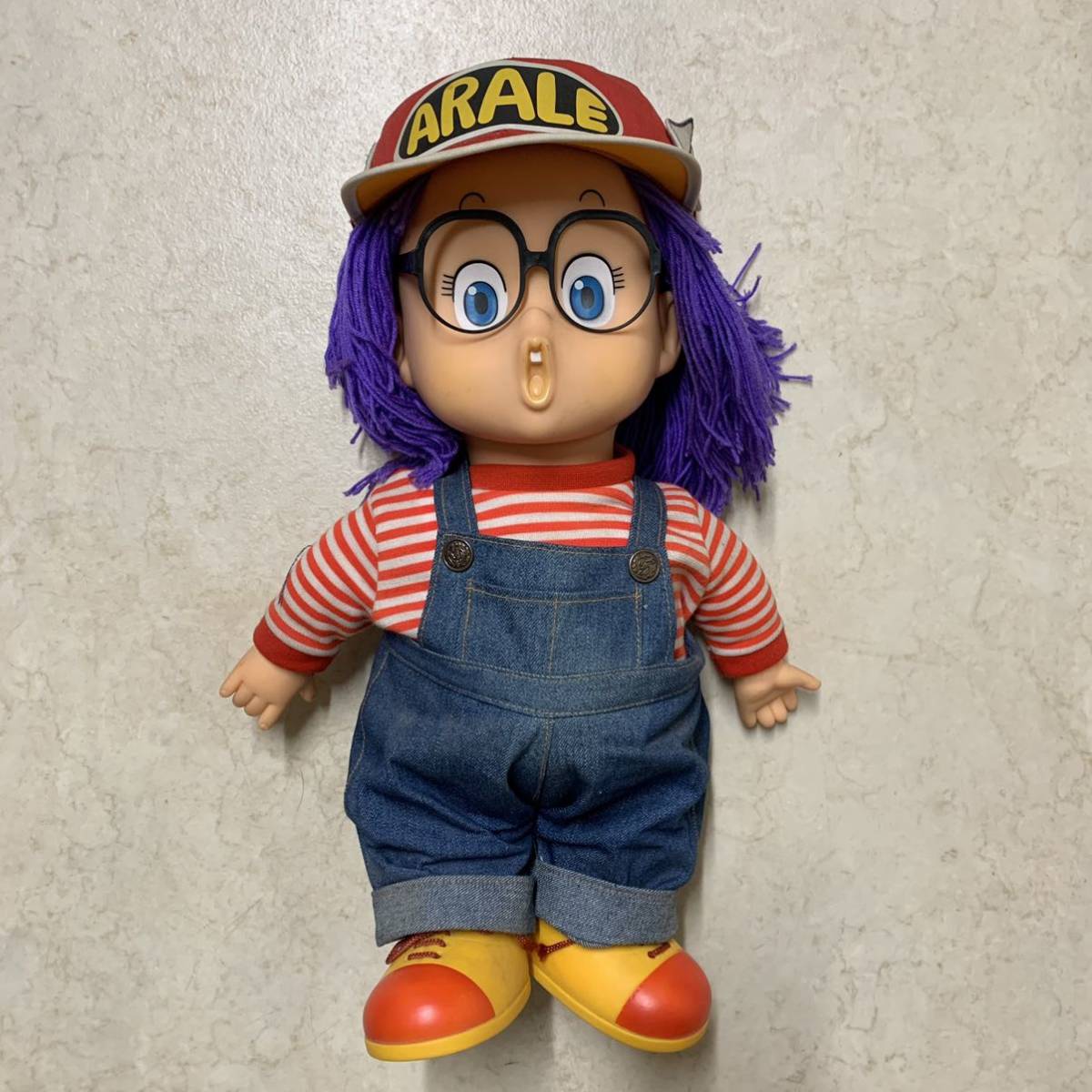 限定製作】【限定製作】アラレちゃん ソフビ人形 ぬいぐるみ レトロ