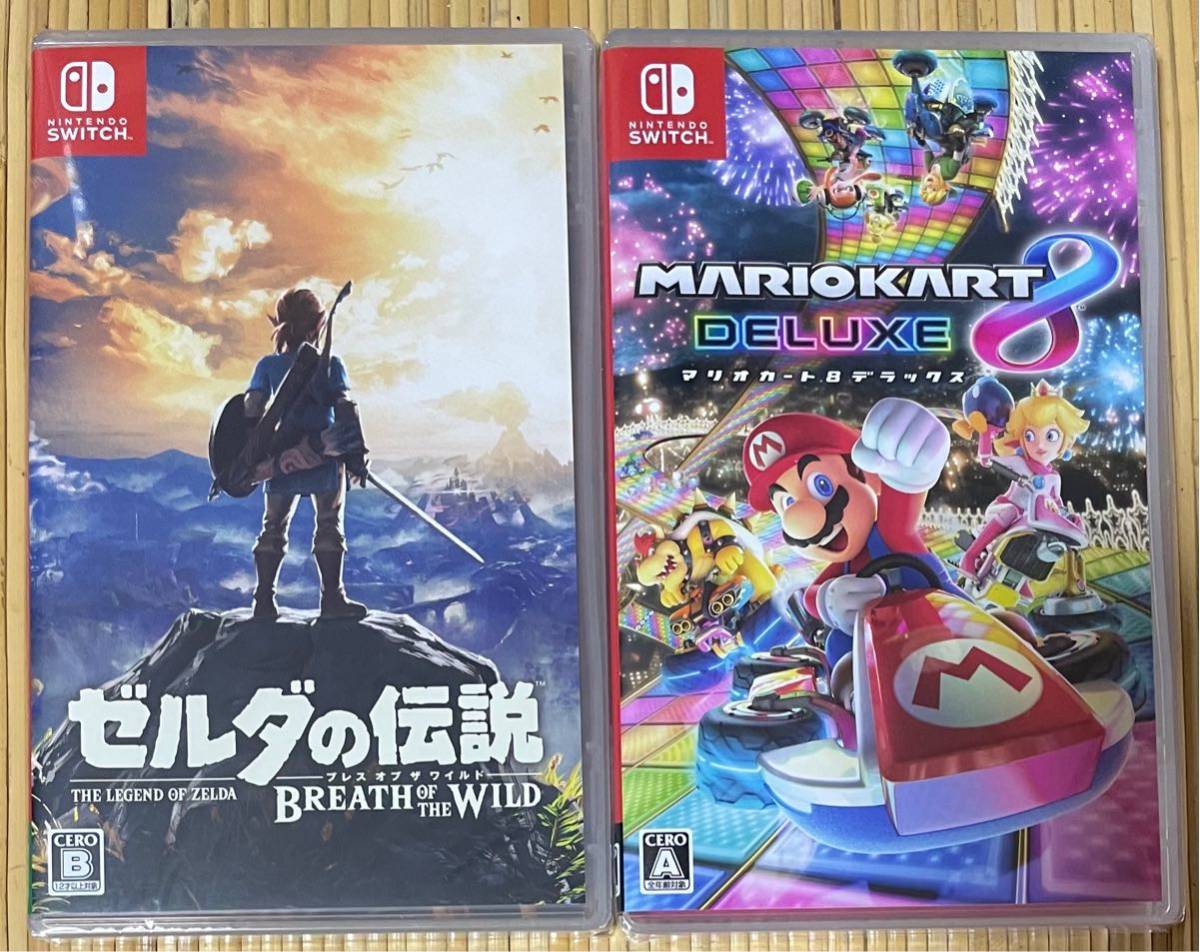 新品未開封 ゼルダの伝説ブレスオブザワイルド+マリオカート8