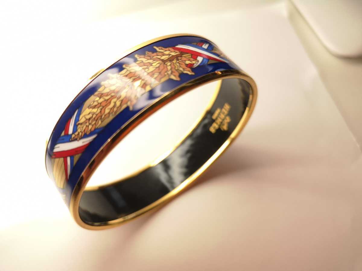 4個まで郵便OK HERMES エルメス バングル 七宝 ブレスレット 美品