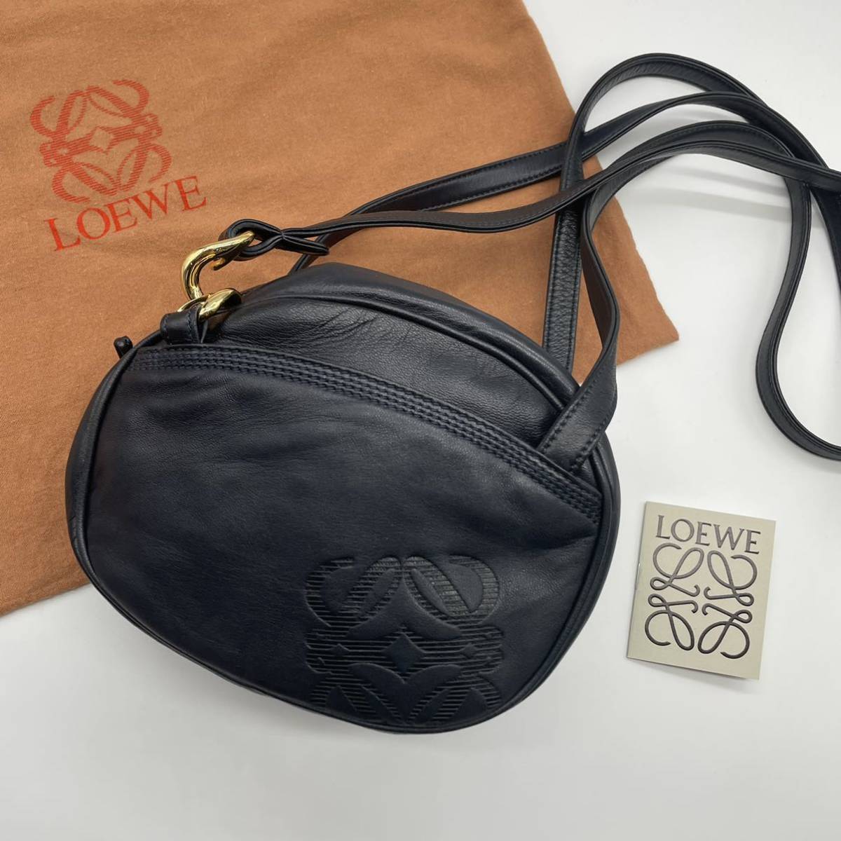 美品ロエベ ハンドバッグ アクセサリーポーチ ハンドバッグ ミニ
