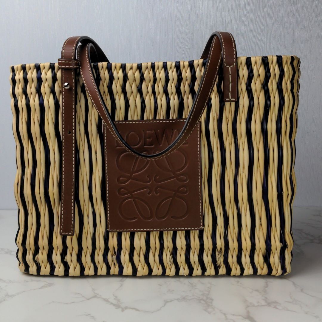 LOEWE ロエベ カゴバッグ スクエア レディースファッション バッグ www
