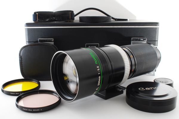 現品限り一斉値下げ! 超希少 Canon FL-F 300㎜ f5.6 フローライト蛍石