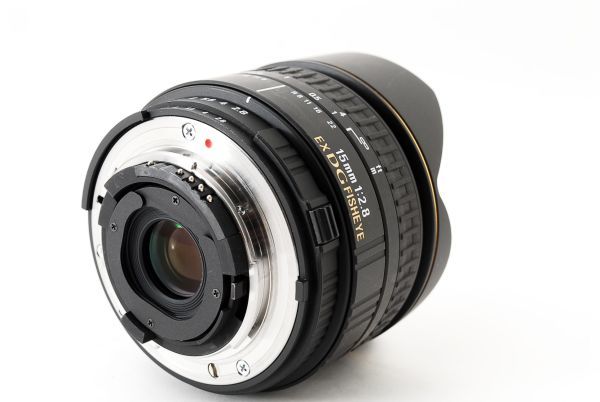 ★極上完動品★ SIGMA シグマ 15mm F2.8 D EX DG FISHEYE Nikon ニコン Fマウント 単焦点 超広角 レンズ / フィッシュアイ #005101_画像4