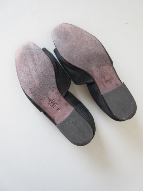 2020SS evam eva / エヴァムエヴァ leather sandal BLACK 34/22.5 * レディース レザー サンダル シューズ_画像5