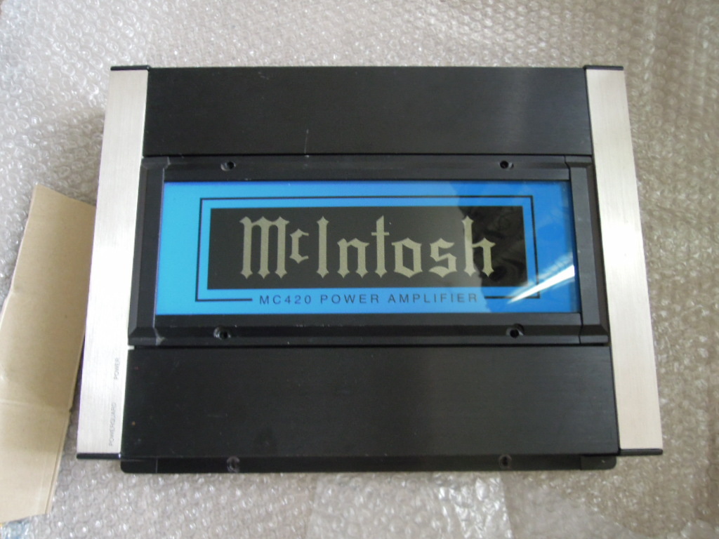 Mcintosh マッキントッシュ MC420 ４chパワーアンプ メンテナンス済み