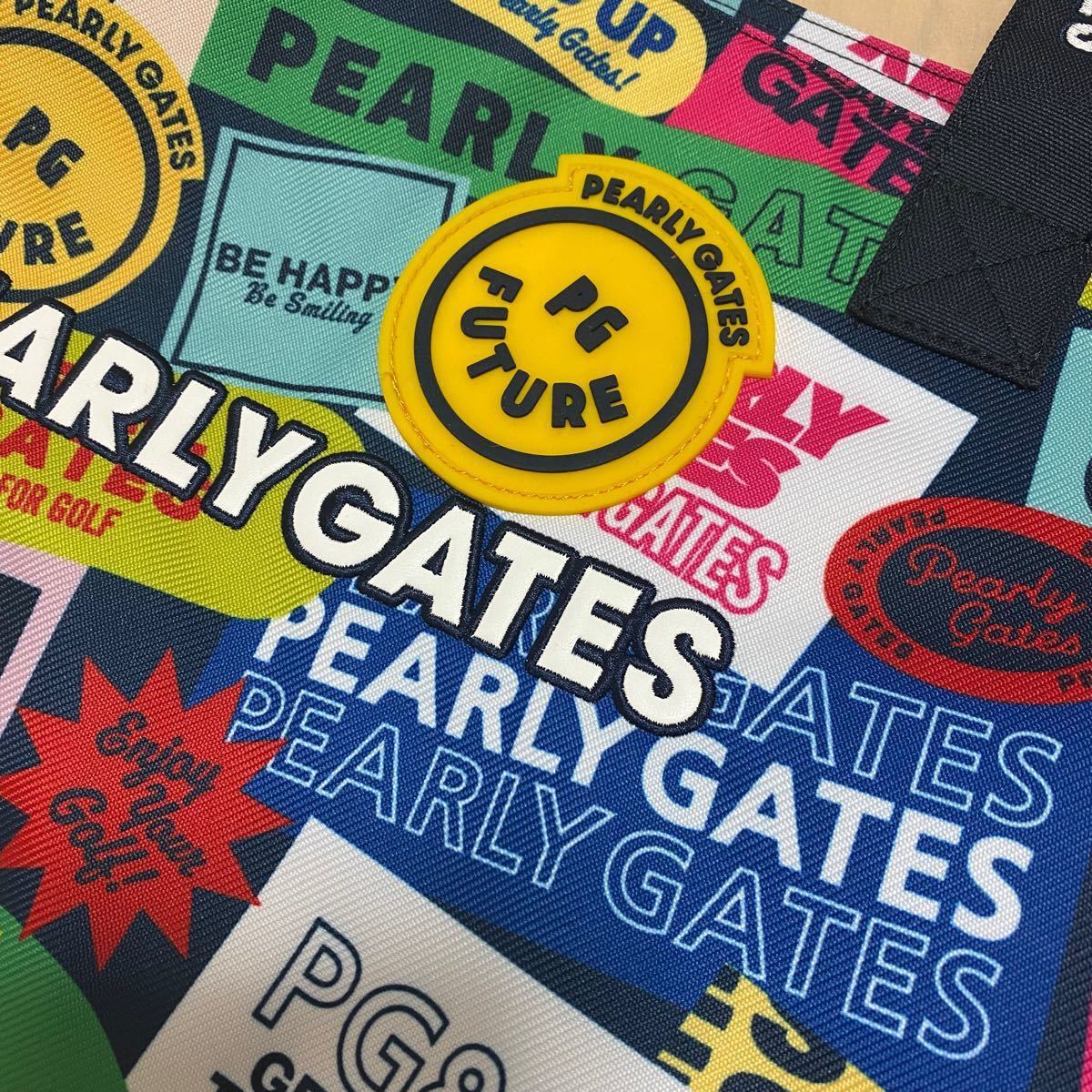 入手困難品★超レア★完売パーリーゲイツPEARLYGATESロッカーバッグ <カラフルワッペン柄> (UNISEX)新品未使用