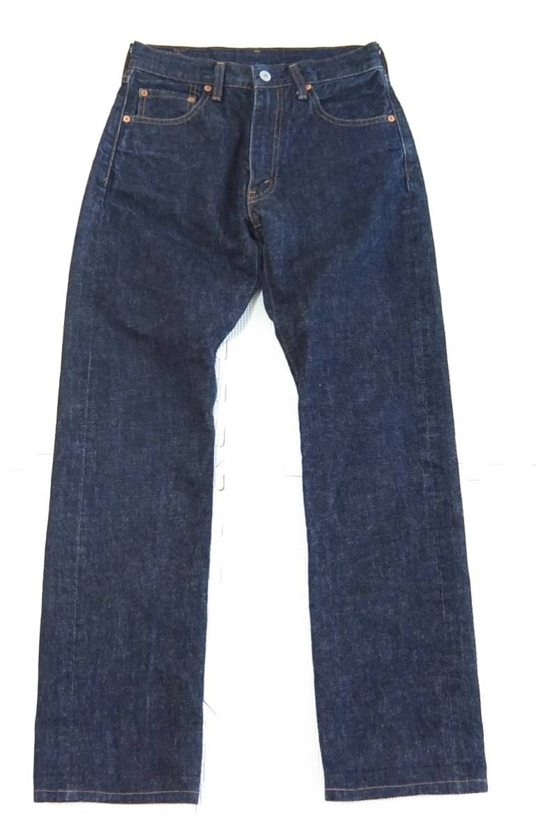 98年 日本製 LEVI'S 502 BIG E デニムパンツ 紺 W28 ジッパーフライ リーバイス 赤耳 90's 1990年代_画像2