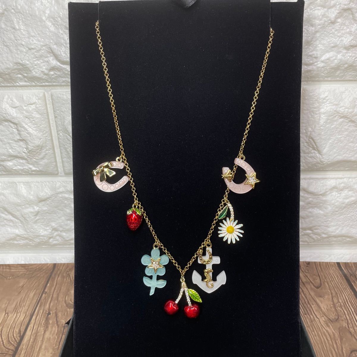 miumiu / ミュミュウ フラワーモチーフ ネックレス | alfasaac.com