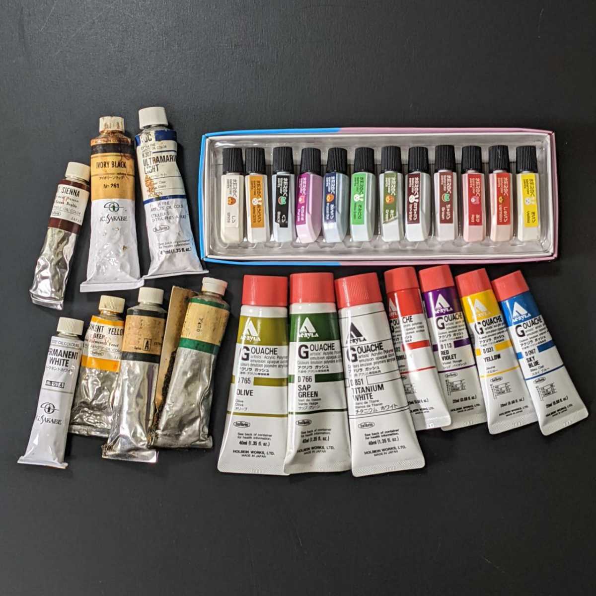 中古 絵具 絵の具 アクリル 筆 大量まとめ ターナー アクリル 中古 絵具 絵の具 アクリル 筆 大量まとめ ターナー アクリル