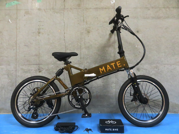 購入金額27万 MATE メイト CITY Golden Olive 折りたたみ 電動アシスト