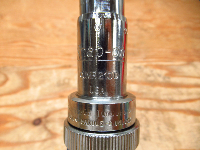旧ロゴ Snap-on スナップオン トルクレンチ QJMR210D 3/8 工具 旧ロゴ Snap-on スナップオン トルクレンチ QJMR210D 3/8 工具
