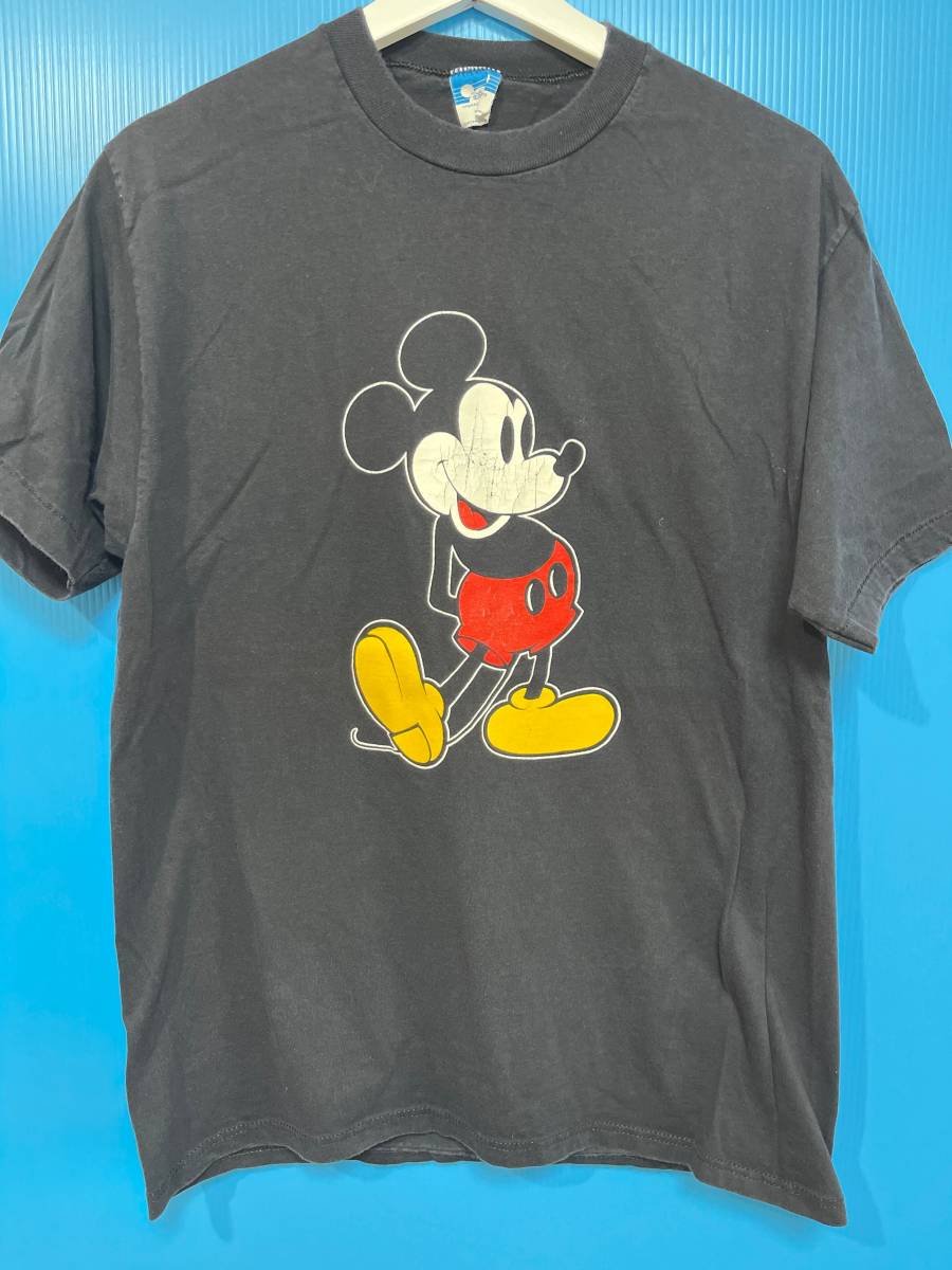 大勧め Vintage 80s L Lv0030 ミッキーマウス Tシャツ Mickey イラスト キャラクター Floridapace Gov