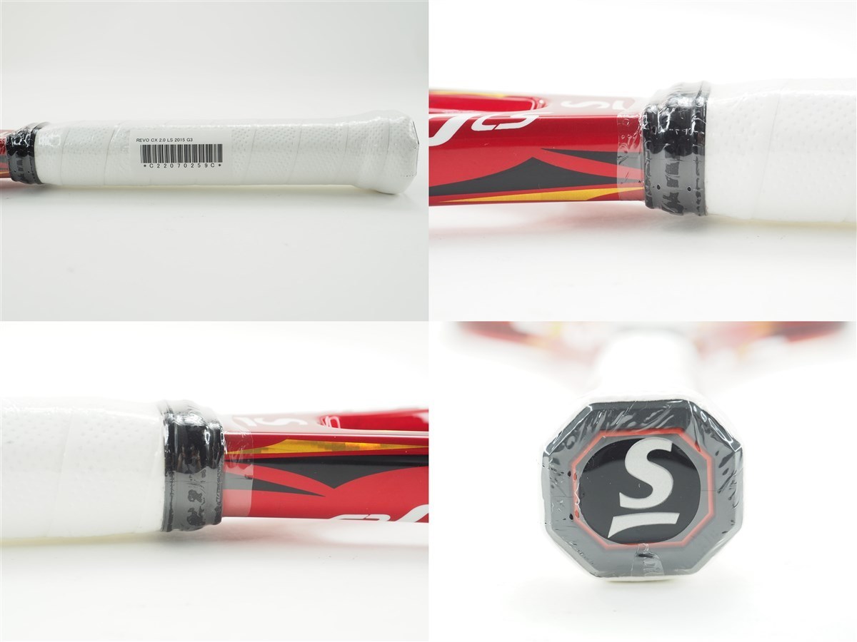 中古 テニスラケット スリクソン レヴォ シーエックス 2.0 エルエス 2015年モデル (G3)SRIXON REVO CX 2.0 LS 2015_画像3