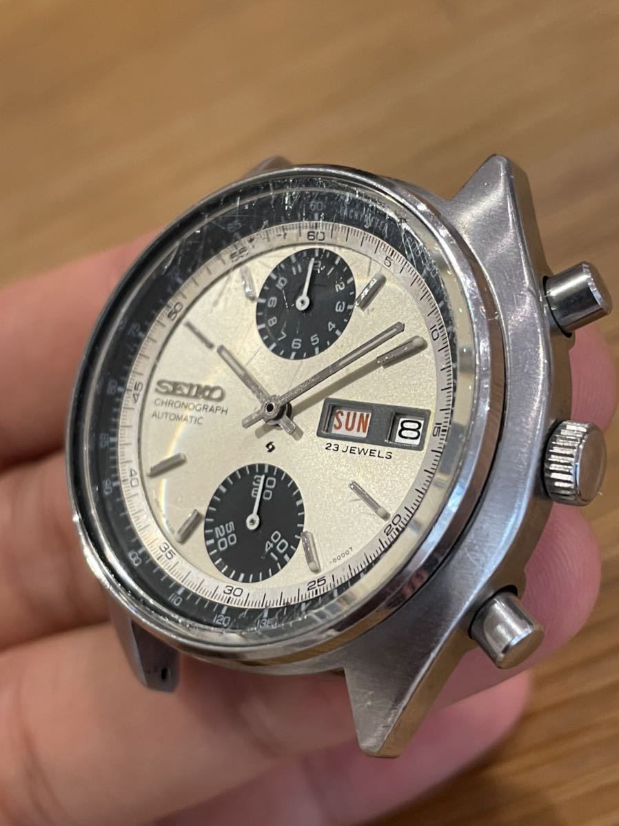 SEIKO 6138-8000 クロノグラフ パンダ メンズ腕時計 自動巻 23石 product details | Proxy bidding  and ordering service for auctions and shopping within Japan and the United  States - Get the latest news on sales