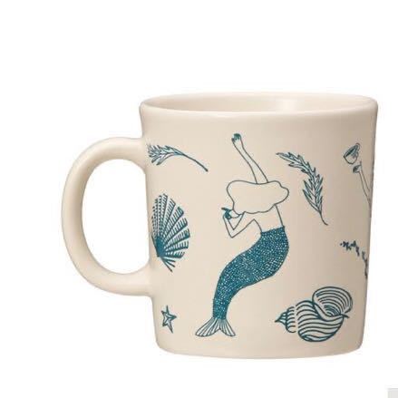  prompt decision * including carriage Anniversary 2020 mug siren 89ml Starbucks start ba woman god sea shell motif shell person fish temitas mug mug 