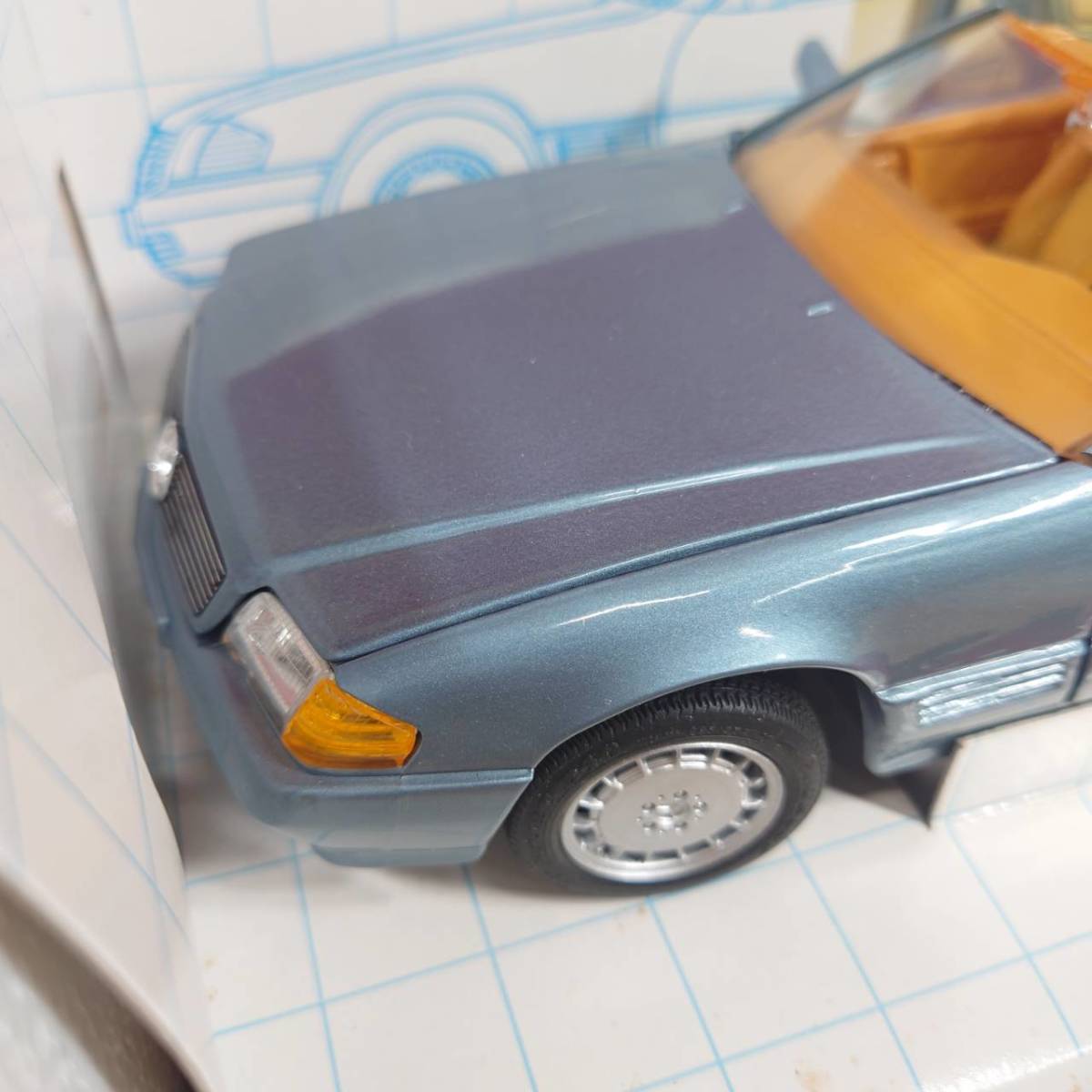  out of print Revell Revell Mercedes Benz 500SL 1990 hardtop attaching model die-cast 1/18 outer box model minicar collection inspection ) Solido 