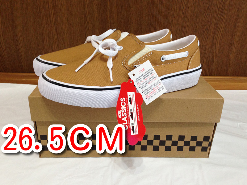 新品 VANS スリッポン レイシー LACEY 26.5cm メンズ ヴァンズ 送料無料