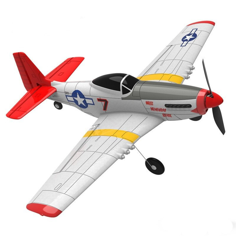 s1753 EachineミニP-51D epp 400ミリメートル翼幅2.4グラム6軸電動rc飛行機トレーナー14分戦い時間固定_画像1