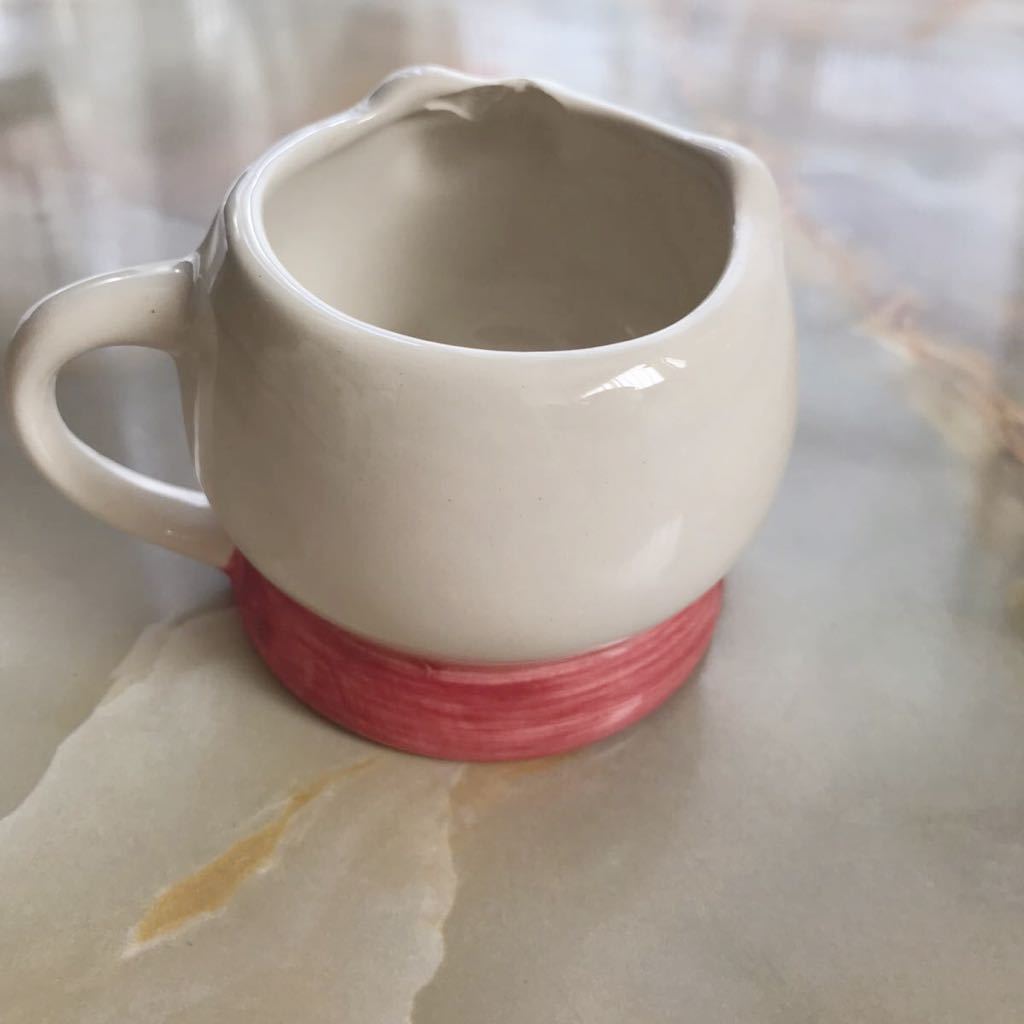 キティちゃん 陶器 マグカップ ハローキティ ミニカップ 入れ物 物入れ コップの画像4