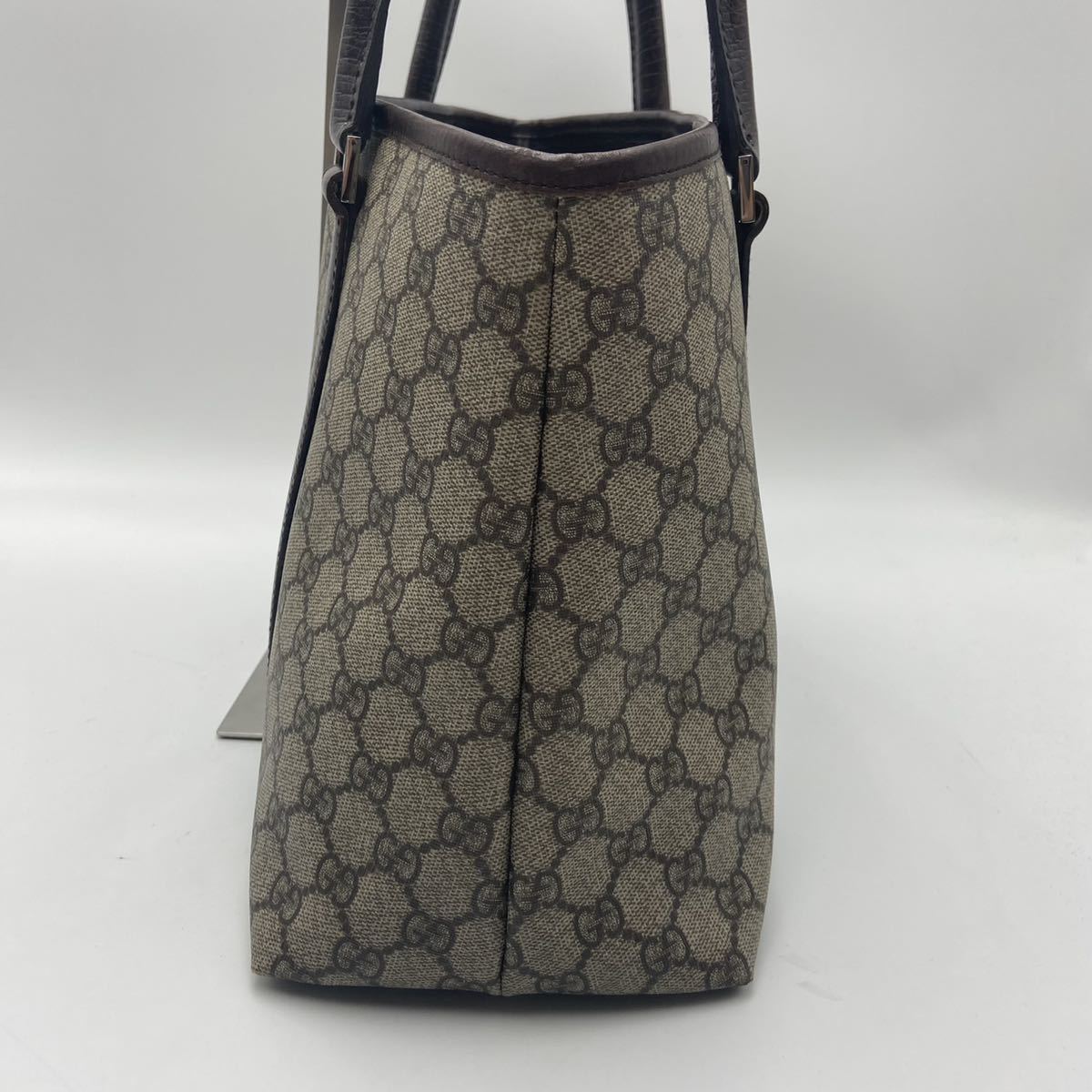 1円《極美品》グッチ GUCCI トートバッグ GGスプリーム ビジネスバッグ