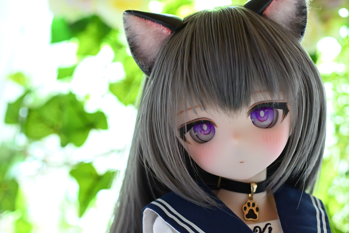 DDH-01 SW肌 カスタムヘッド＋アイ MDD セミホワイト肌 難あり_画像6