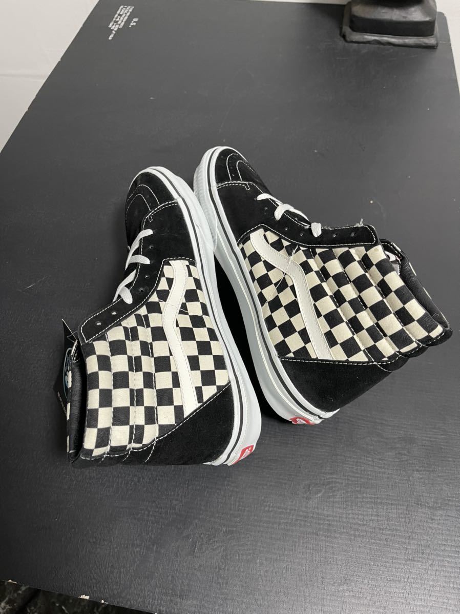 VANS 旧タグ SK8-HI チェッカーフラッグ 28 5cm 未使用|Yahoo VANS 旧タグ SK8-HI チェッカーフラッグ 28 5cm 未使用|Yahoo