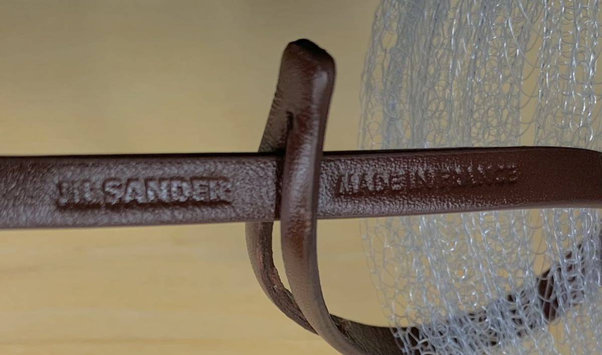 新品 JIL SANDER ジルサンダー ビーズ マーケット ショルダー バッグ
