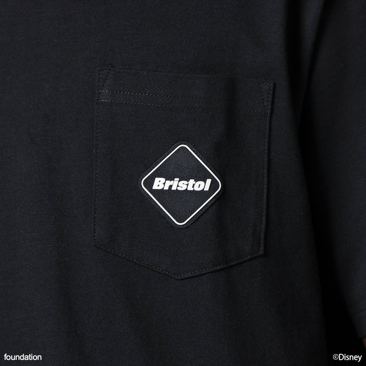 新品 F C Real Bristol 22SS DISNEY EMBLEM POCKET TEE コラボ Tシャツ