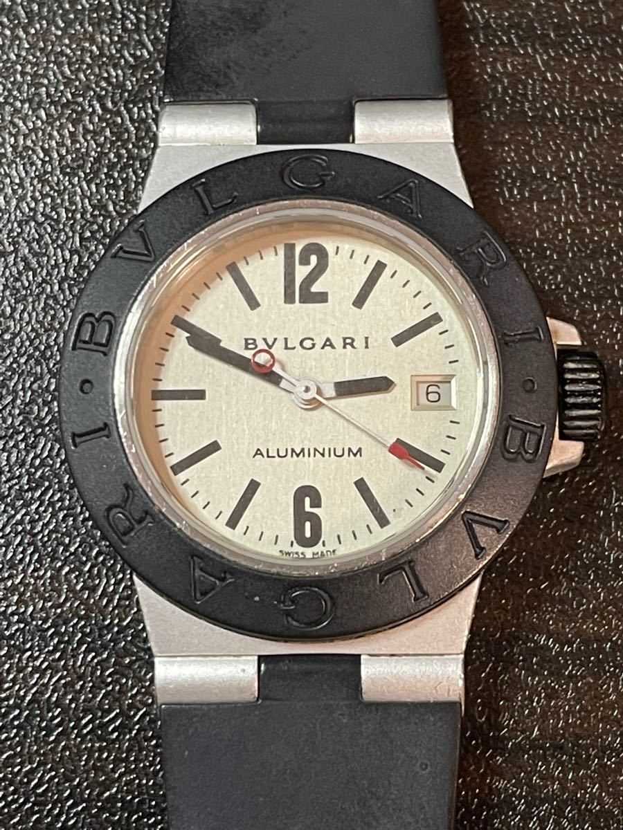 セット割引中 Bvlgari ブルガリ ユニセック AL 29A クォーツ 黒・白 - 時計