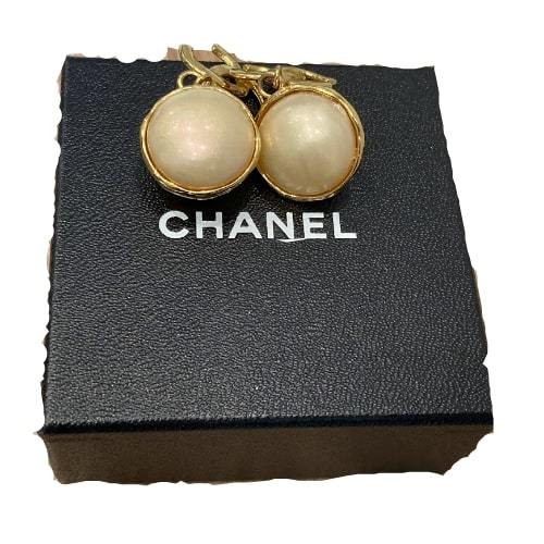☆CHANEL シャネル フェイクパール イヤリング | trentino.edu.pe