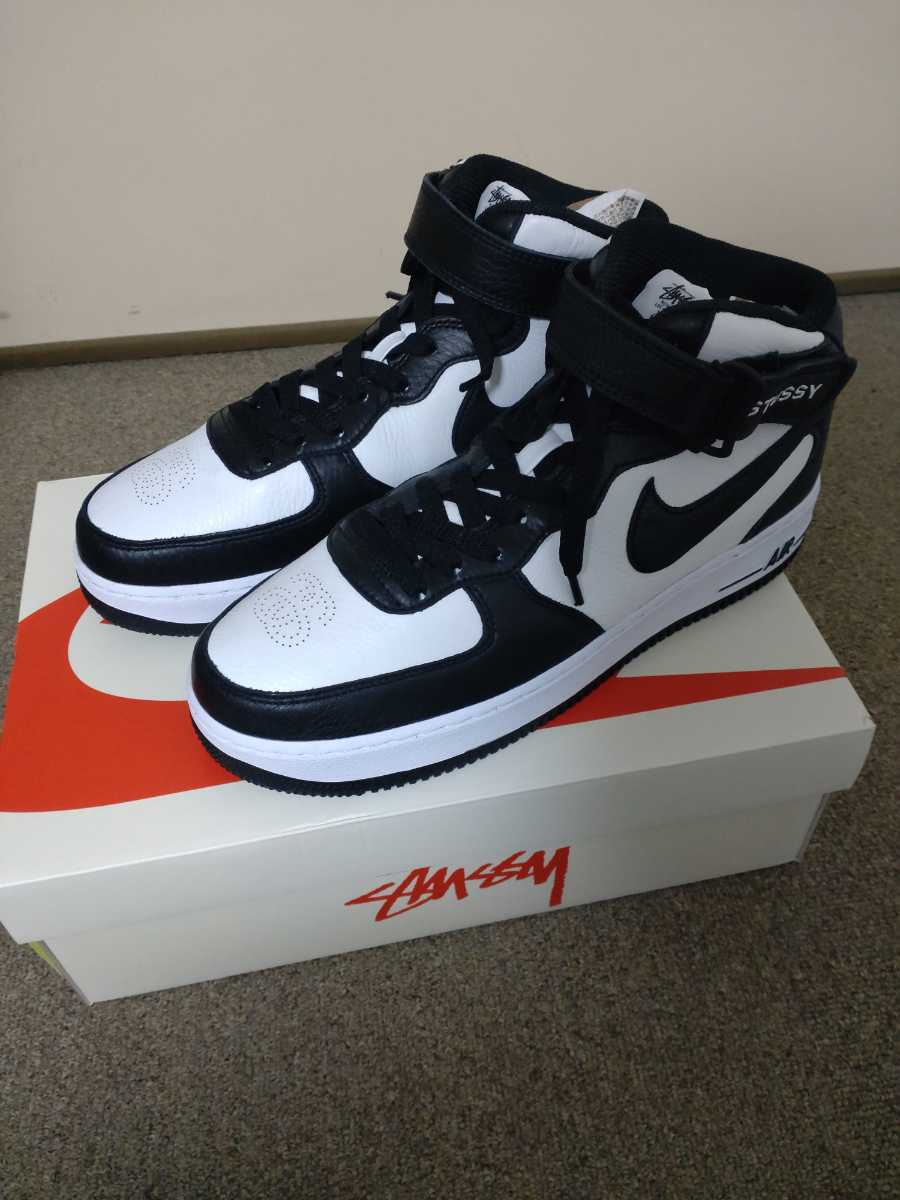 ☆今だけ値下げ 27.0cm NIKE AIR FORCE 1 '07 MID SP Stussy DJ7840