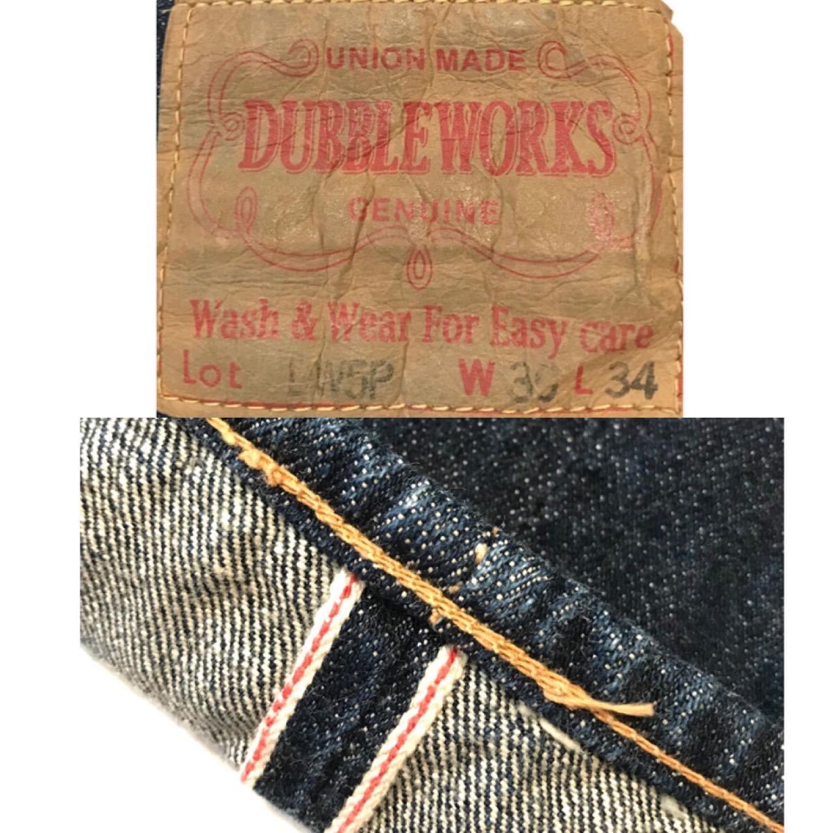 DUBBLE WORKS ダブルワークス DW5P 日本製 デニム ジーンズ W30 DUBBLE WORKS ダブルワークス DW5P 日本製 デニム ジーンズ W30
