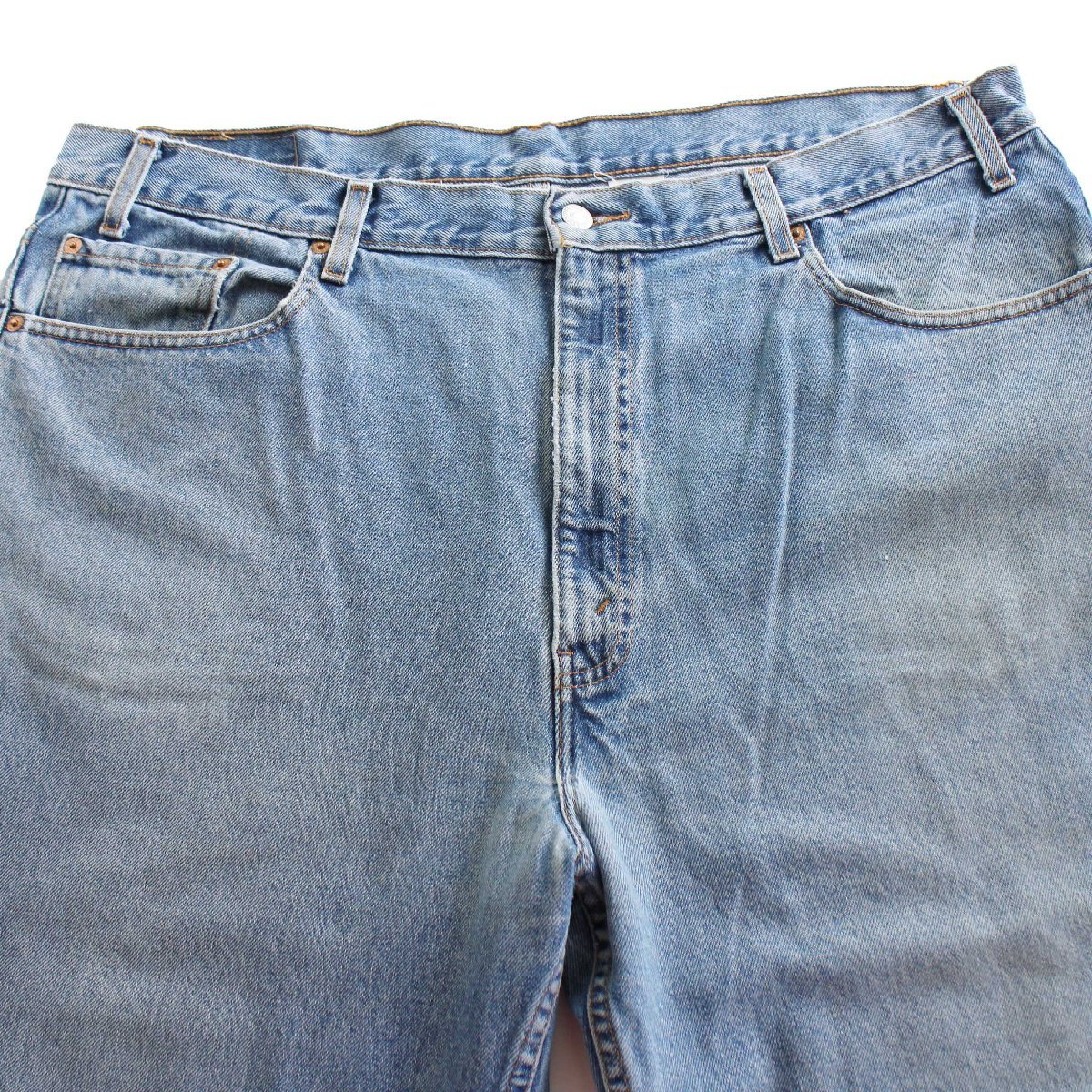 ★00s Levi'sリーバイス 550 デニムパンツ w42 L32★SDP1307 オールド ジーンズ テーパード ルーズ ワイド バギー ビッグサイズ_画像4