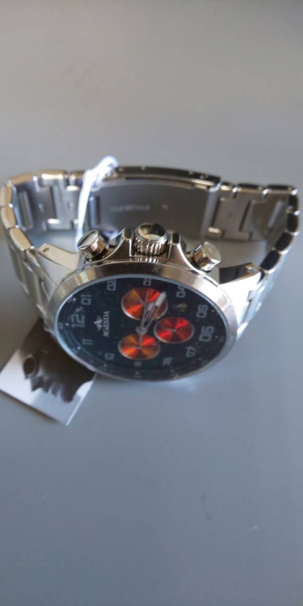 特価AGENDA (アジェンダ) クロノグラフ 腕時計 AG-8903-02_画像3