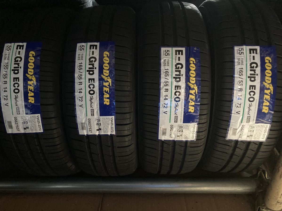 グッドイヤー EG01 165/55R14 2022年製 4本セット www.gastech.com.tr