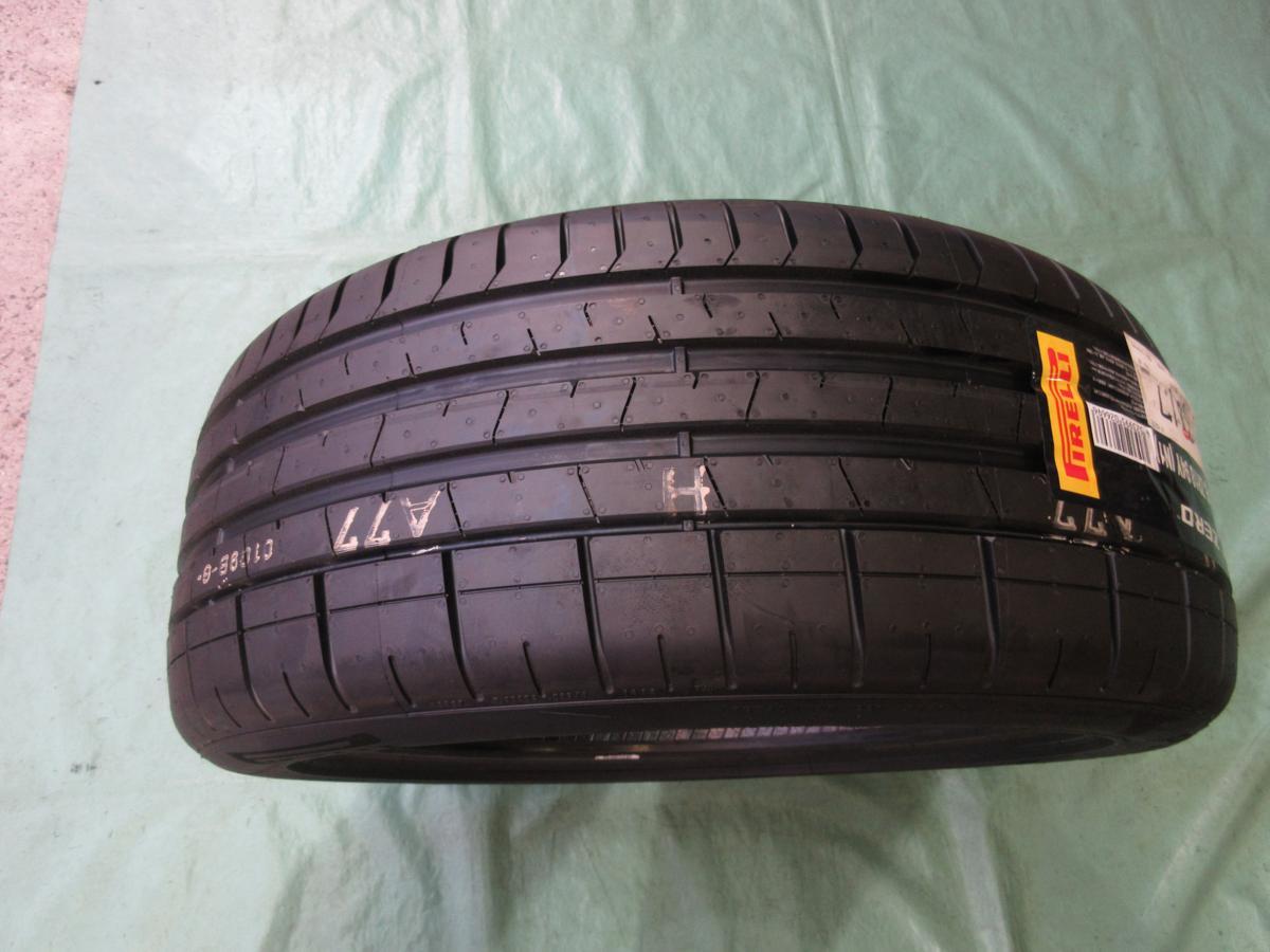 新品 PORTO マットブラック&ピレリ PZERO PZ4 265/30-21 295/30-21 AMG・E63S(W213) 4本セット_画像3