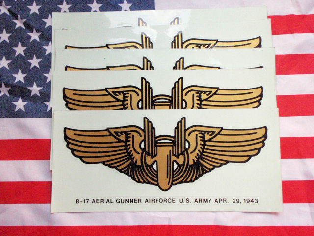 F0A* America land army aviation ... machine .. hand Wing Mark seal 5 pieces set /bo- wing B-17.. machine flying four to less 