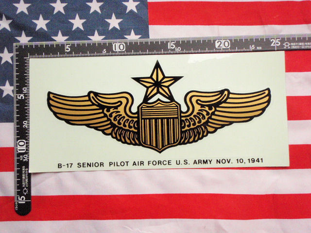 F0B* America Air Force sinia Pilot insignia sticker 5 pieces set / American Air Force USAF aviator aircraft .. member Pilot special skills insignia 