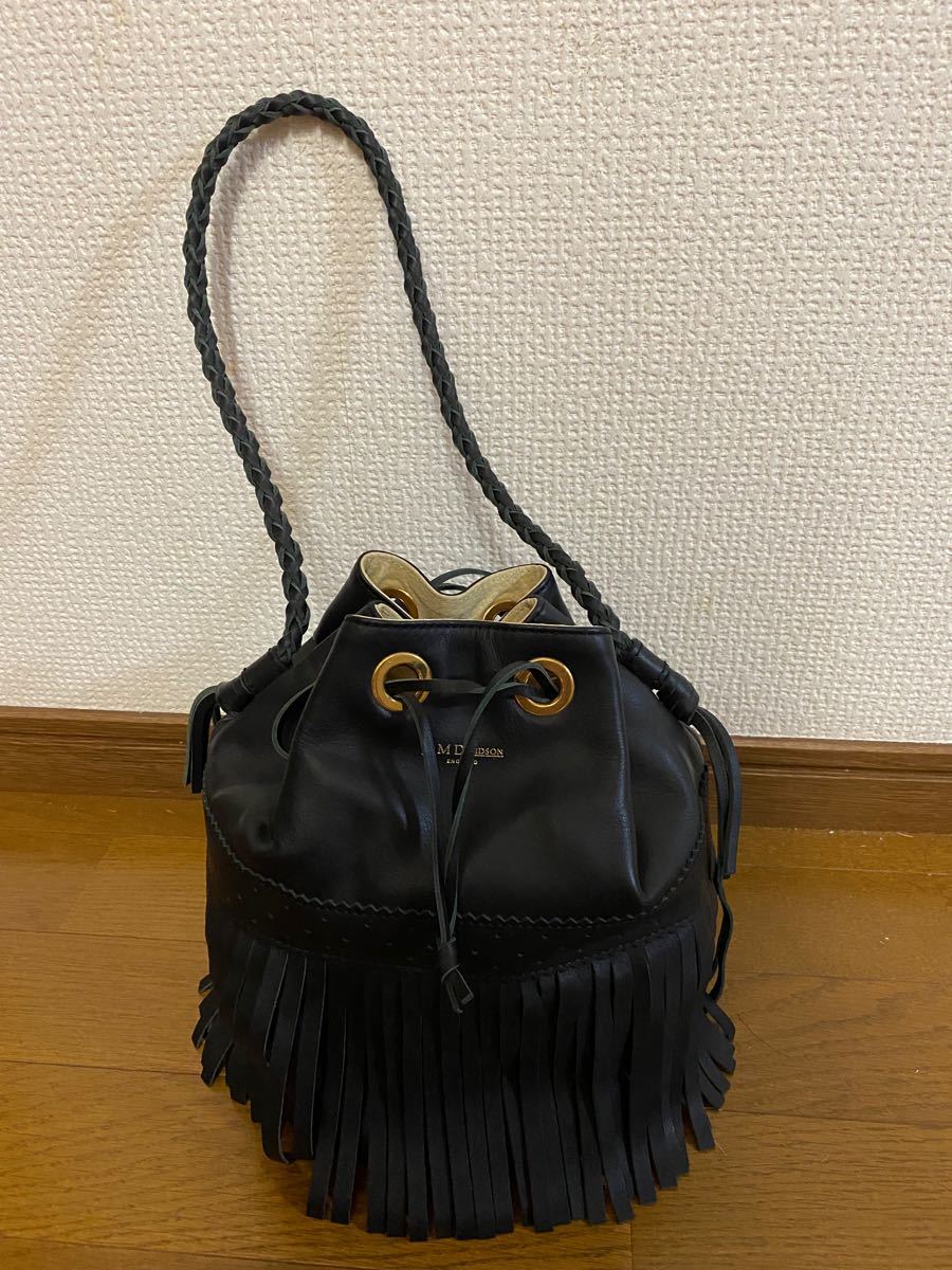 美品 J&M DAVIDSON デヴィッドソン カーニバル L ショルダー ブラック