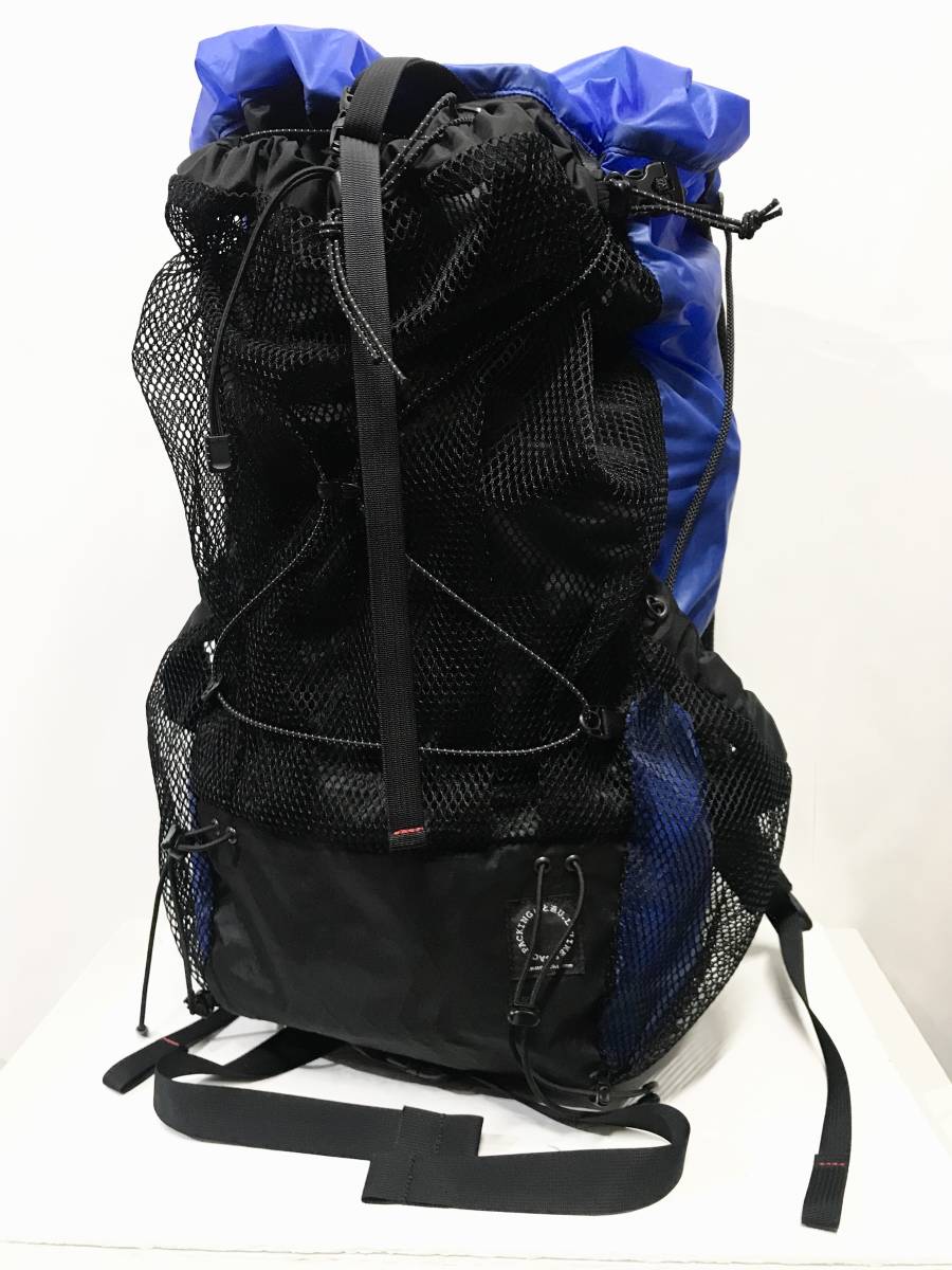 【12月スーパーSALE 15%OFF】 山と道 ウルトラライトザック MINI2 ブルー 軽量リュック アウトドア 登山 トレッキング バックパック