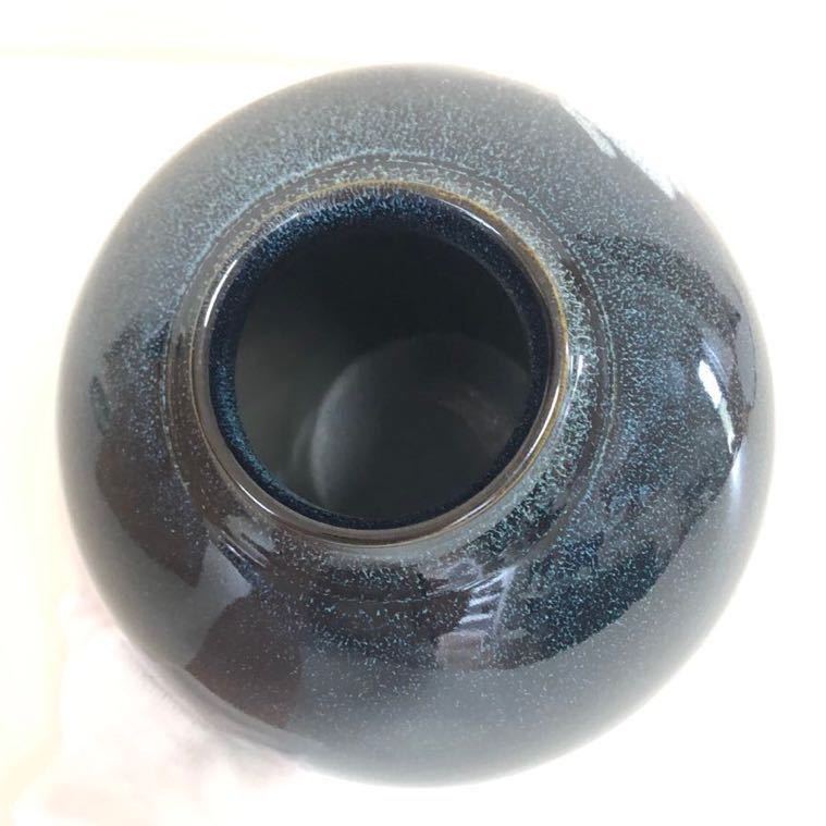 未使用品】 信楽焼 大原薫作 花瓶 木箱 陶芸 陶磁 花器 壺 未使用品】 信楽焼 大原薫作 花瓶 木箱 陶芸 陶磁 花器 壺