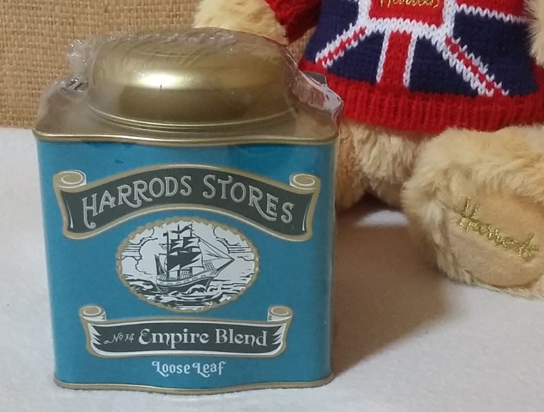 ハロッズ Harrods ★ 紅茶 アーカイブコレクション エンパイア ブレンド 125g リーフティー 茶葉_レトロでおしゃれな缶