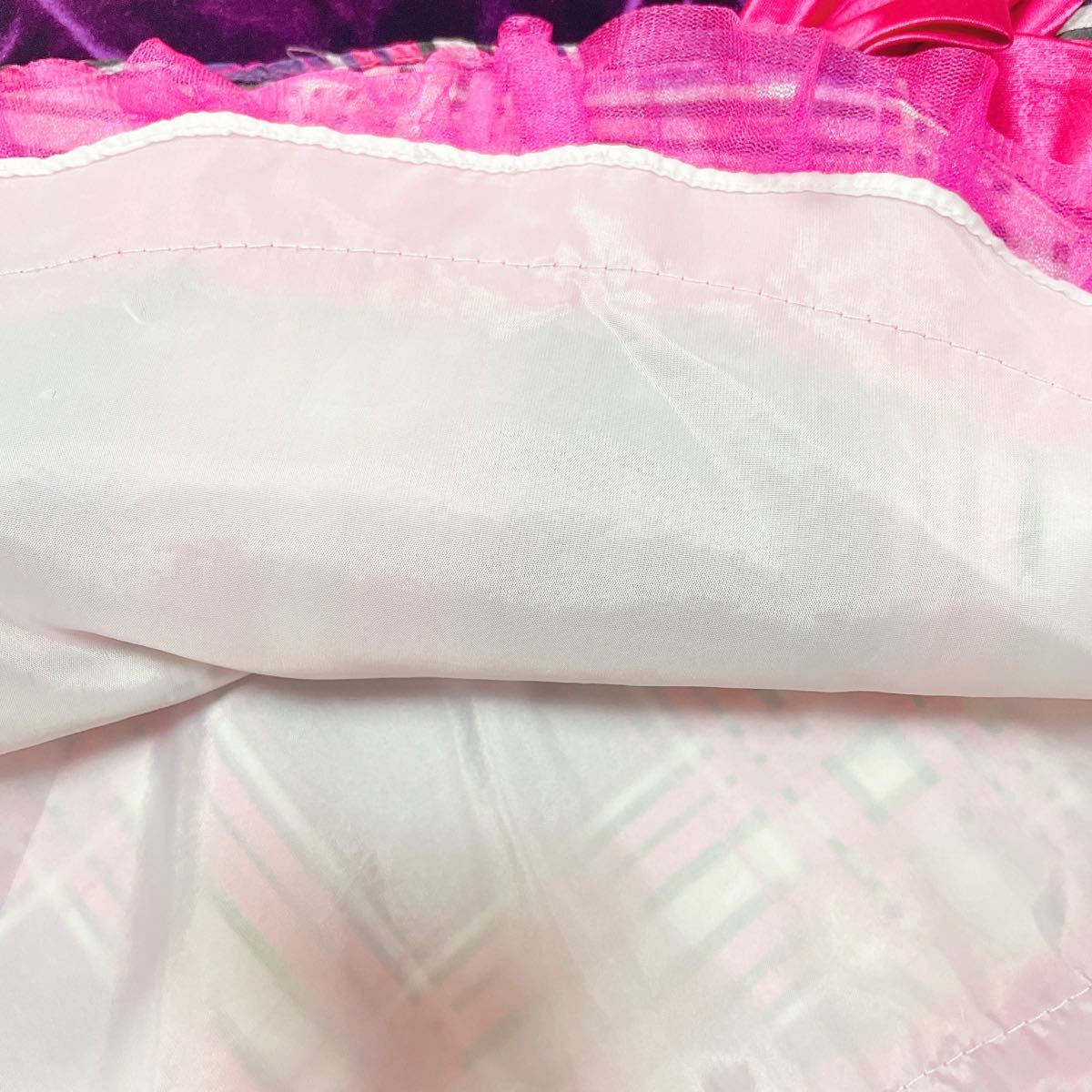 SALE中！ベロア リボン 半袖 ワンピース 90 子供服 女の子 キッズ 80 Raxe Editions ドレス