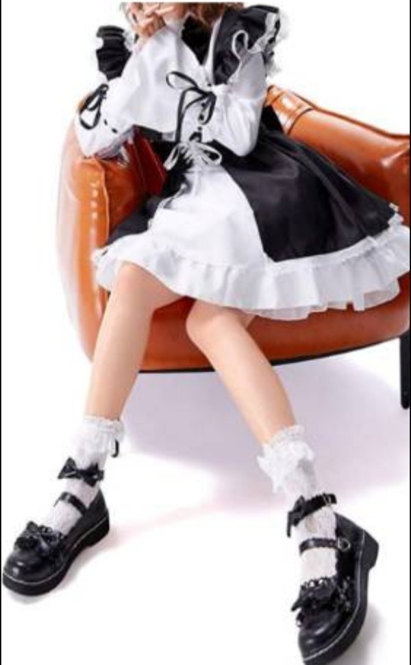 【人気商品】 メイド服 ワンピース 人気 萌メイド服 エプロン カチューシャ コスプレ 英国風 Mサイズ