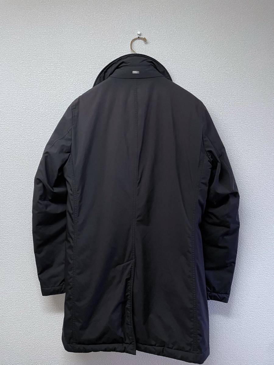 HERNO ヘルノ「PI0390U」フェイクダブル レイヤードダウンコート 定価124,300円 48(L) メンズ SUB-ZERO ダウンジャケット ブラック 軽量 黒_画像2