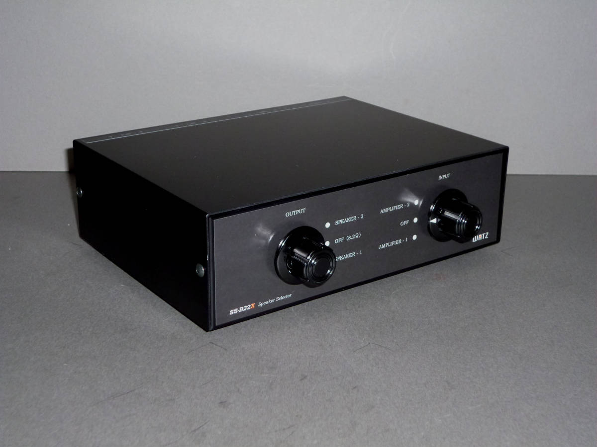○WATZ○AMP×2&SP×2 (+)(-)独立セレクター組立キットSS-B22X ○WATZ○AMP×2&SP×2 (+)(-)独立セレクター組立キットSS-B22X