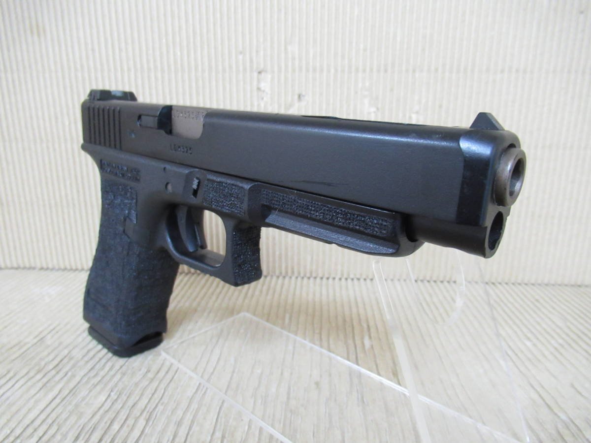 東京マルイ ガスブローバックハンドガン GLOCK 34(グロック)中古品 ステッピング加工 元箱&取扱説明書付き ガス漏れ無し 初速78.1m/s_画像4