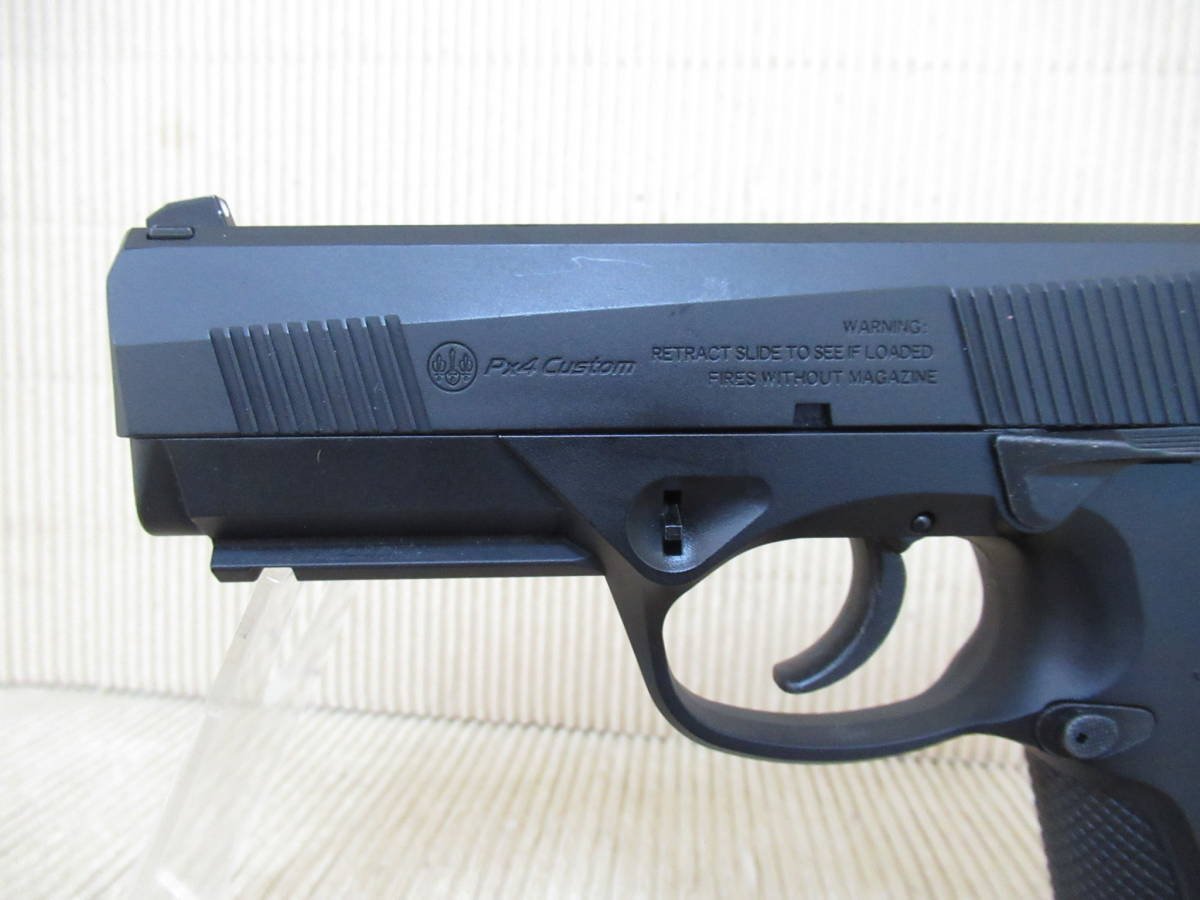 東京マルイ ガスブローバックハンドガン BERETTA Px4(ブラック)中古品 バックストラップ付き 元箱&取説 ガス漏れ無し 初速70.4m/s_画像4