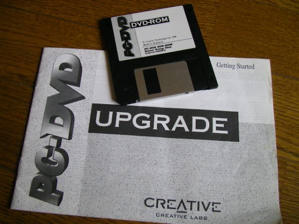 [ regular goods ]CREATIVE PC-DVD UPGRADE floppy 1998