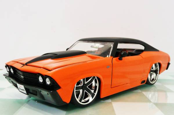 ■JADA TOYS 1/24 1969 CHEVY CHEVELLE SS ORANGE■シェビー シェベル 8_画像1